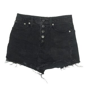 Madewell Black Denim Shorts - 26